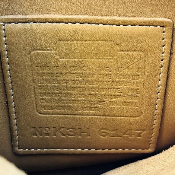 Vintage Coach Monterey Flap Top Leather Crossbody Shoulder Bag Purse - Picture 2 of 16